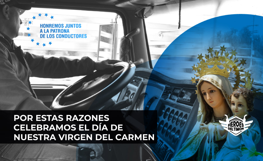 virgen del Carmen patrona de los conductores