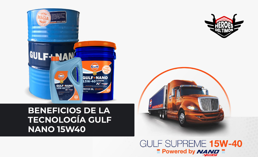 Beneficios de la tecnología Gulf Nano 15W40