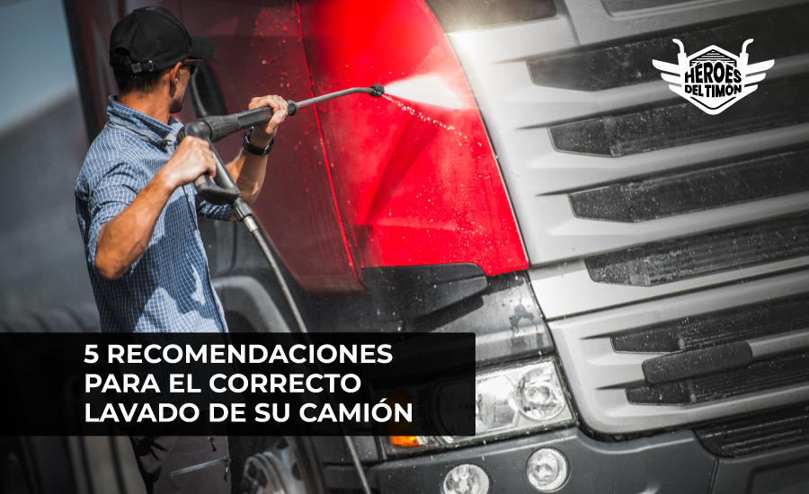 5 recomendaciones para el correcto lavado de su camion