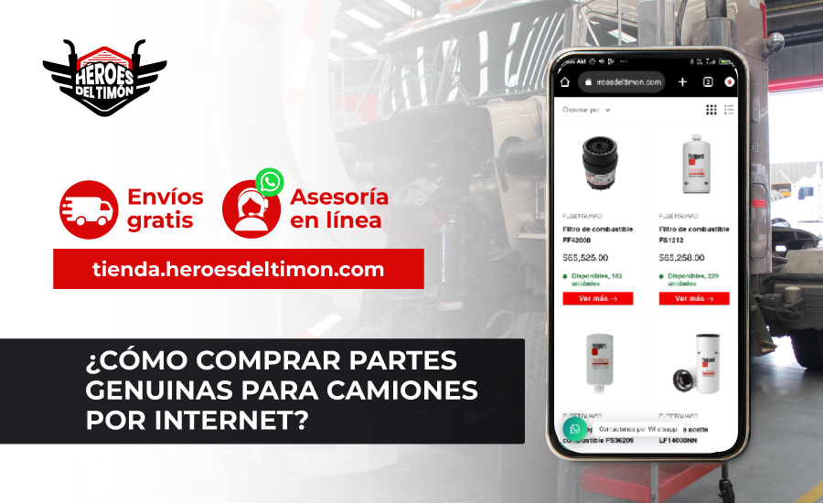 Como comprar partes genuinas para camiones por internet