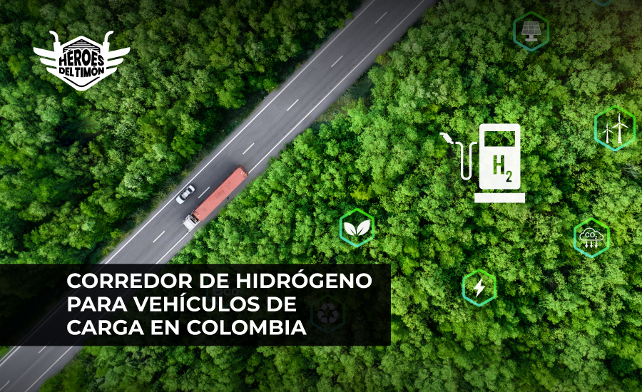 Corredor de hidrogeno para vehiculos de carga en Colombia