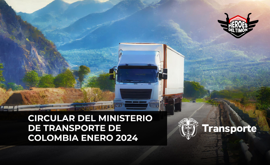 Circular del Ministerio de Transporte de Colombia Enero 2024