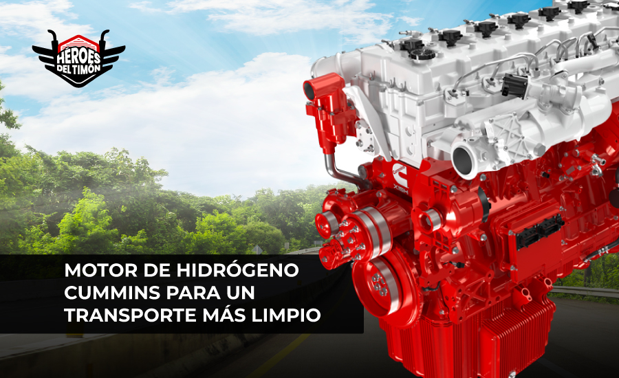 Motor de hidrógeno Cummins para un transporte más limpio