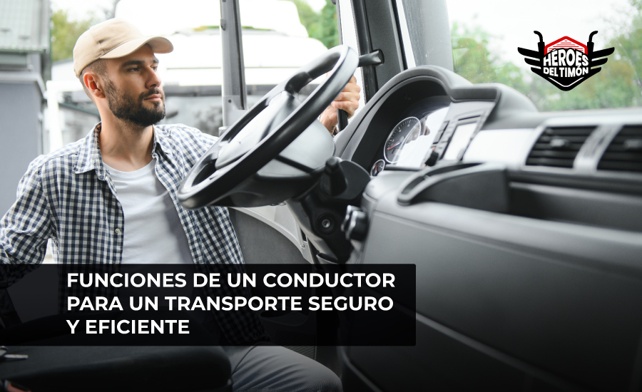 Funciones de un conductor para un transporte seguro y eficiente