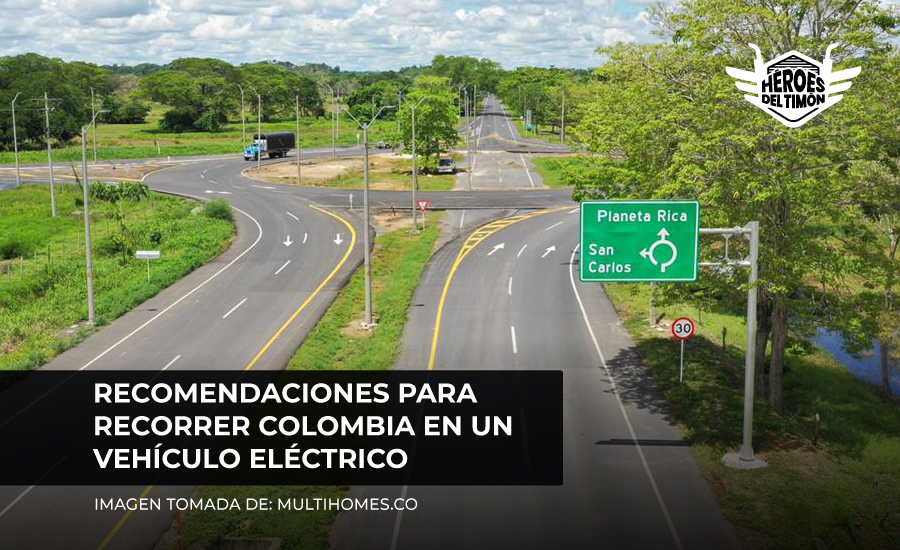 Recomendaciones para recorrer Colombia en un vehículo eléctrico