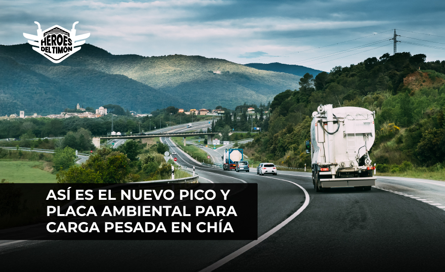 Así es el nuevo pico y placa ambiental para carga pesada en Chía