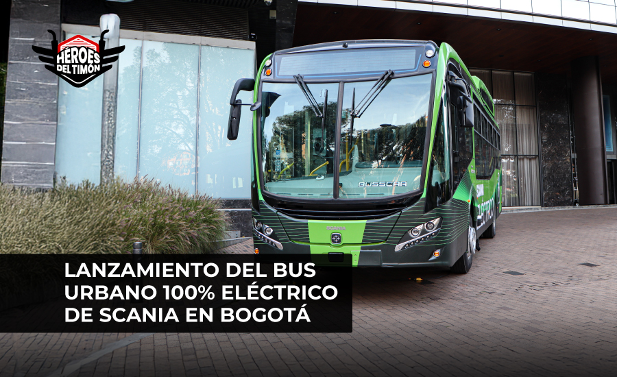 Lanzamiento del bus urbano 100% eléctrico de Scania en Bogotá