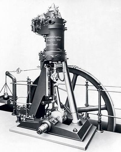 historia del motor diésel