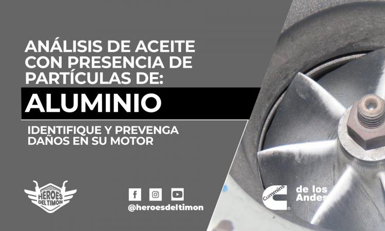 aluminio motor diésel