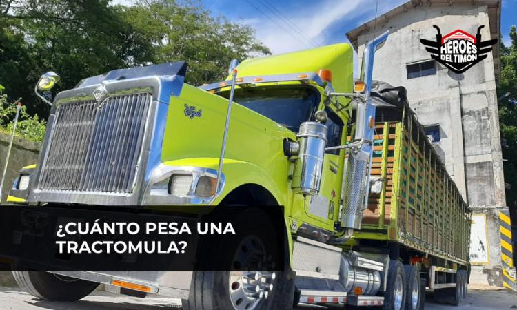 Cuánto pesa una tractomula