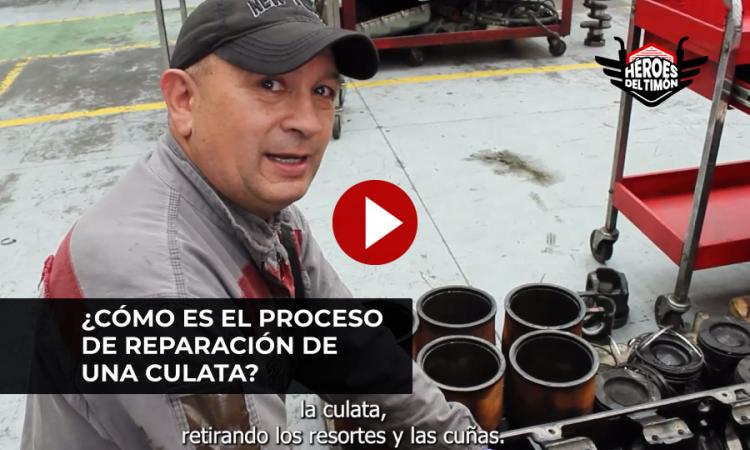 Reparación de una culata en Cummins de los Andes