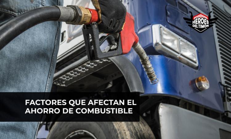 Factores que afectan el ahorro de combustible