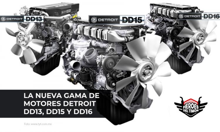 Motores Detroit DD13, DD15 Y DD16
