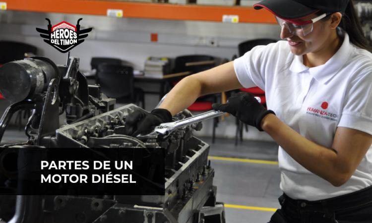 partes de un motor diesel