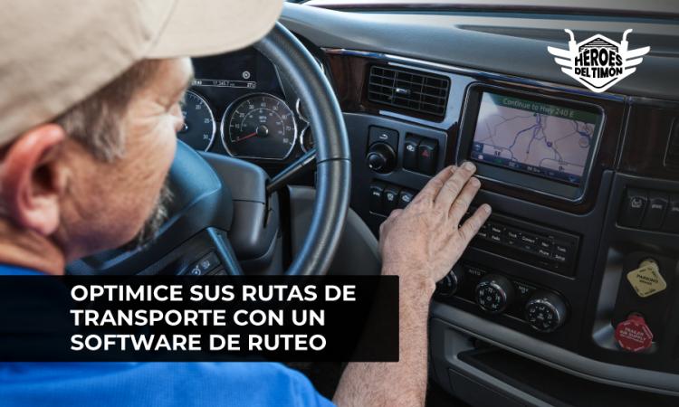 Optimice sus rutas de transporte con un software de ruteo