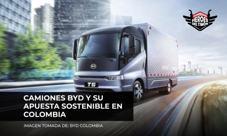 Camiones BYD y su apuesta sostenible en Colombia