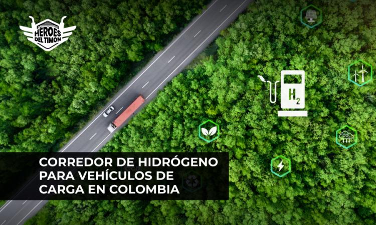 Corredor de hidrogeno para vehiculos de carga en Colombia