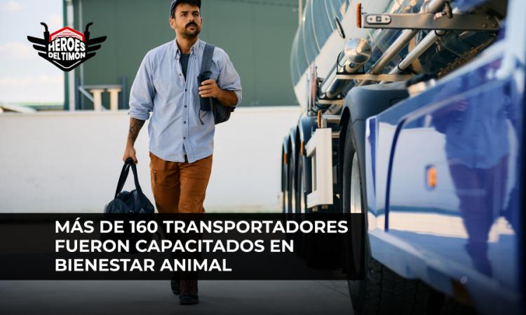 Más de 160 transportadores fueron capacitados en bienestar animal
