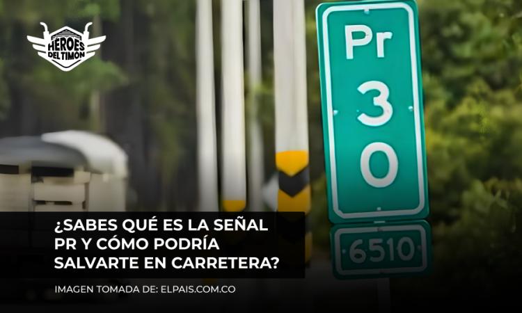 ¿Sabes qué es la señal PR y cómo podría salvarte en carretera?