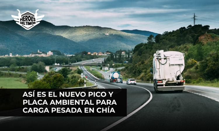 Así es el nuevo pico y placa ambiental para carga pesada en Chía