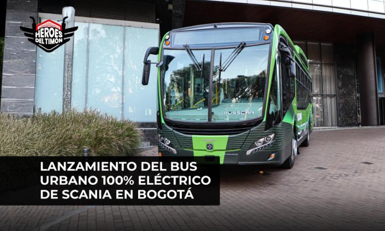 Lanzamiento del bus urbano 100% eléctrico de Scania en Bogotá